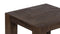 The Fox & Roe Palisades Rectangular Side Table in Wire Brush Antique Finish