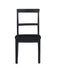 The Fox & Roe Cline Bistro Dining Chair in Washed Black Finish