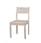 The Fox & Roe Cayman Dining Chair in Cream White Finish