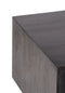 The Fox & Roe Vernon Small Rectangular Coffee Table in Charcoal Finish