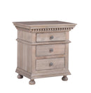 The Fox & Roe St. James Bedroom Collection Closed Nightstand in Antiqued Grey Finish